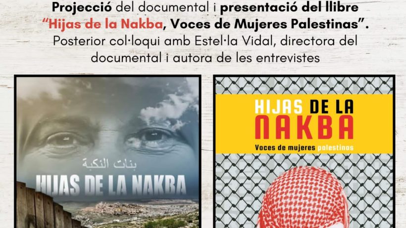 Projecció documental presentació llibre Hijas de la Nakba