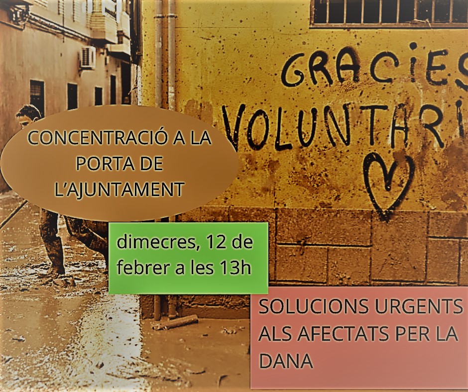 Concentración en la Puerta del Ayuntamiento de Torrent