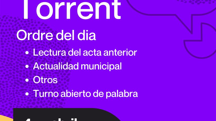 202504Abril04 Cartel ASAMBLEAS TORRENT
